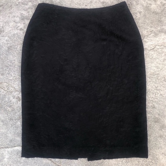 Sunny Choi textured black pencil skirt size 4 - Picture 4 of 6